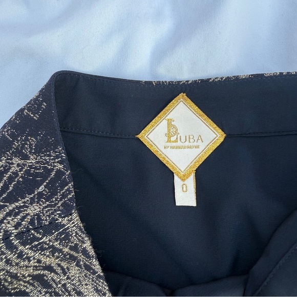 Luba by Hannah Payne Black & Gold Mini Skirt – Size 0 ✨ - Picture 4 of 5